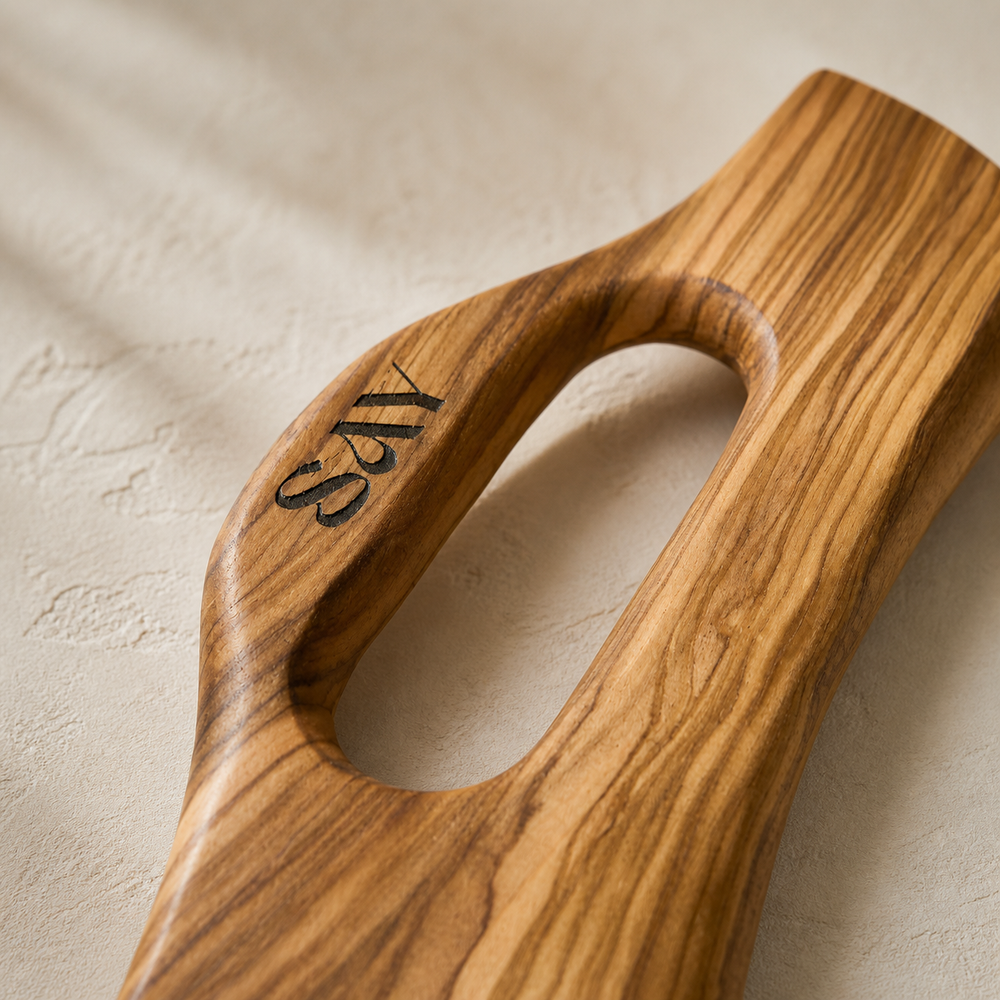 SAY Centenary Olive Wood Massage Tool