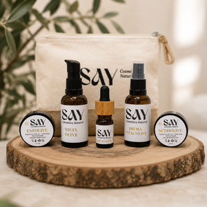 El Ritual Olive de Descubrimiento. "Prueba el Ritual Olive antes de comprometerte con el tamaño completo."  👉 Comprueba las texturas y aromas. 👉 Y si después compras el tamaño original, te descontamos el importe íntegro del kit.