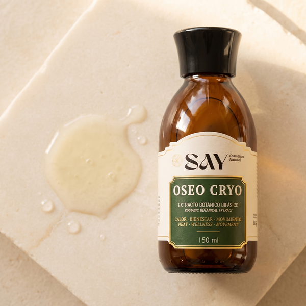OSEO CRYO junto a su textura fluida y translucida