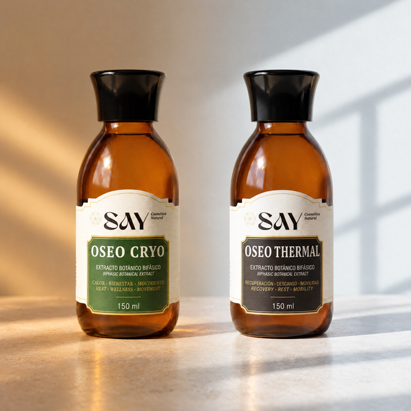 OSEO CRYO con luz cálida y OSEO THERMAL con luz fresca