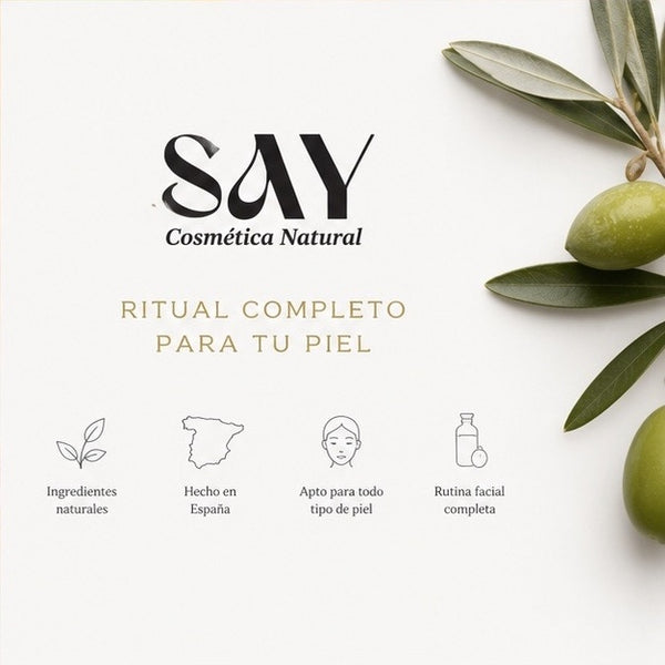El Ritual Olive de Descubrimiento. "Prueba el Ritual Olive antes de comprometerte con el tamaño completo."  👉 Comprueba las texturas y aromas. 👉 Y si después compras el tamaño original, te descontamos el importe íntegro del kit.