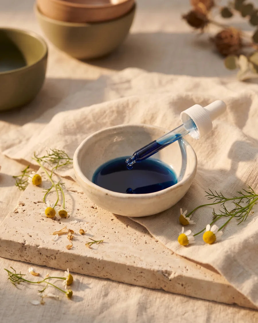 Manzanilla azul